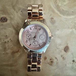 Rose gold watch